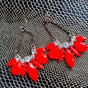 Tangerine earrings